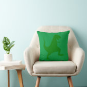 Green Dinosaur Cushion Kussen (Stoel)