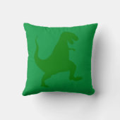 Green Dinosaur Cushion Kussen (Achterkant)