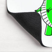 Green Dinosaur Drawing Muismat (Hoek)