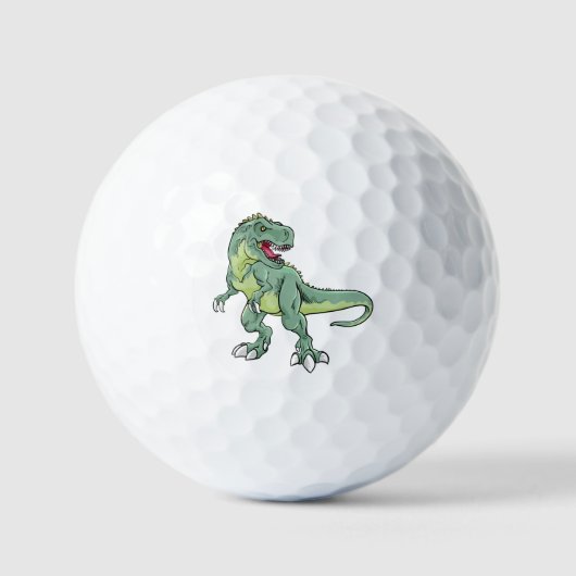 Green Dinosaur Golfballen (Voorkant)