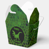 Green Dinosaur Hide Happy Birthday! Bedankdoosjes (Geopend)