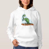 Green Dinosaur Hoodie (Voorkant)
