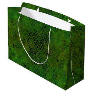 Green Dinosaur Huid Gift Bag Groot Cadeauzakje