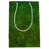 Green Dinosaur Huid Gift Bag Medium Cadeauzakje (Voorkant)