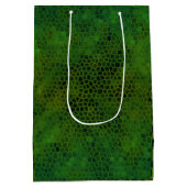 Green Dinosaur Huid Gift Bag Medium Cadeauzakje (Achterkant)