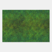 Green Dinosaur Huid Inpakpapier Vel (Voorkant 3)