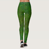 Green Dinosaur Huid Leggings (Achterkant)