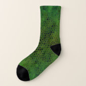 Green Dinosaur Huid Sokken (Links - buitenkant)