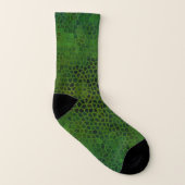 Green Dinosaur Huid Sokken (Rechts - buiten)