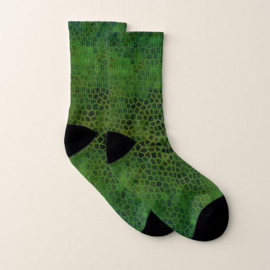Green Dinosaur Huid Sokken (Paar)