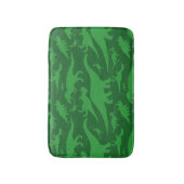 Green Dinosaur Pattern Badmat (Voorkant Verticaal)