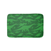 Green Dinosaur Pattern Badmat (Voorkant)