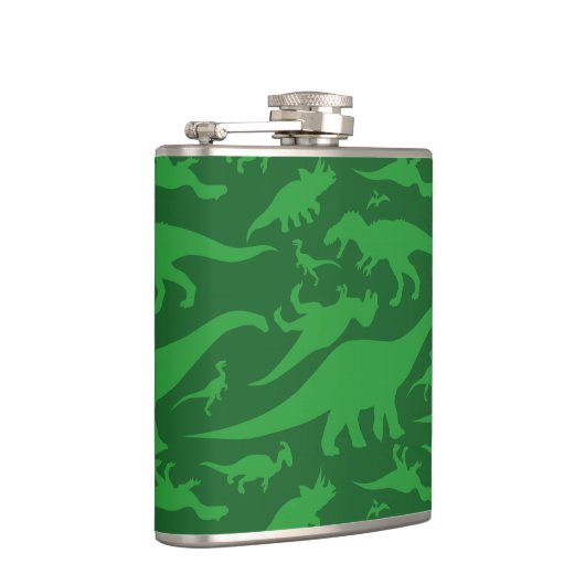 Green Dinosaur Pattern Heupfles (Rechts)