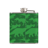 Green Dinosaur Pattern Heupfles (Achterkant)