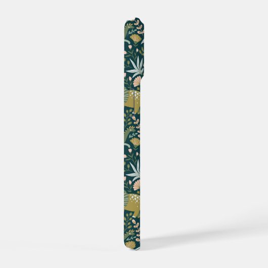 Green Dinosaur Pattern iPhone 15 Case (Rechterkant)