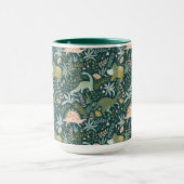 Green Dinosaur Pattern Mok (Midden)