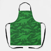 Green Dinosaur Pattern Schort (Voorkant)