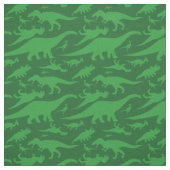 Green Dinosaur Pattern Stof (Swatch)