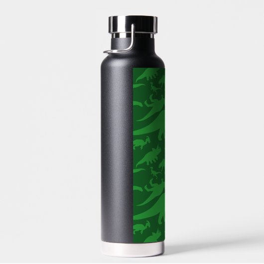 Green Dinosaur Pattern Waterfles (Rechts)