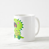 Green Dinosaur RAWR Koffiemok (Voorkant rechts)