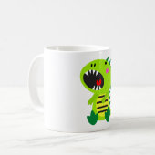 Green Dinosaur RAWR Koffiemok (Voorkant links)