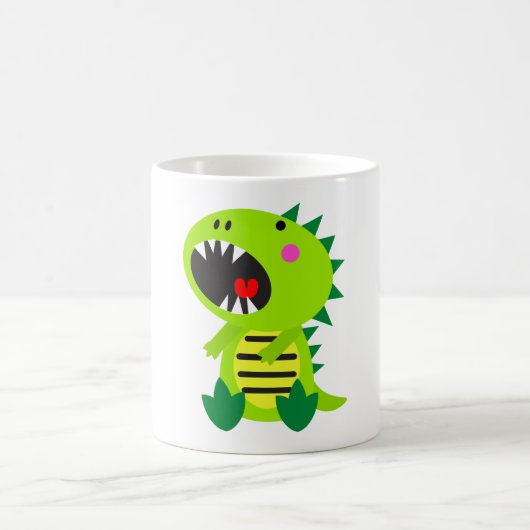 Green Dinosaur RAWR Koffiemok (Center)