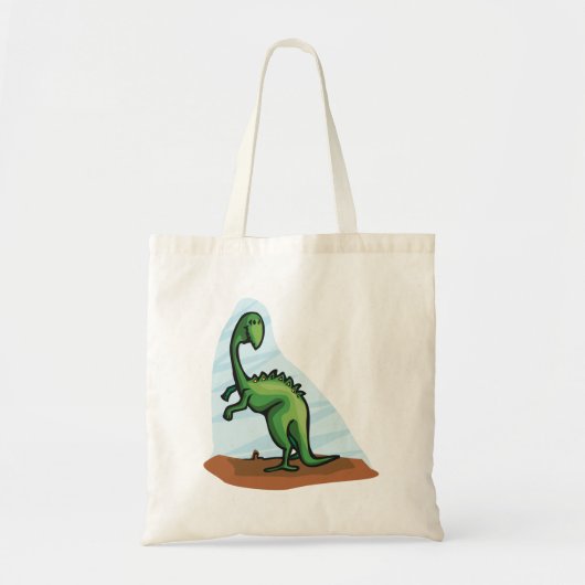 Green Dinosaur Tote Bag (Voorkant)