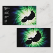 Green Dirt Bike Visitekaartje (Voorkant / Achterkant)