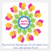 Green Diwali Stickers (Voorkant)