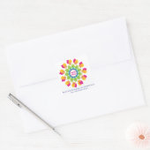 Green Diwali Stickers (Envelop)