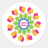 Green Diwali Stickers (Voorkant)