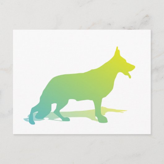 Green Dog Briefkaart (Voorkant)