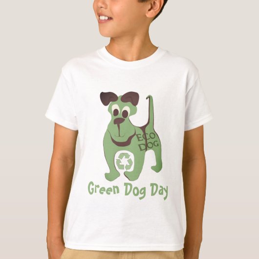 Green Dog - - Gepersonaliseerd T-shirt (Voorkant)