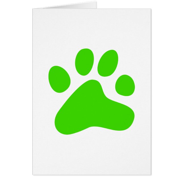 Green Dog Paw (Voorkant)