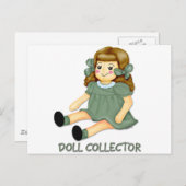 Green Doll Briefkaart (Voorkant / Achterkant)