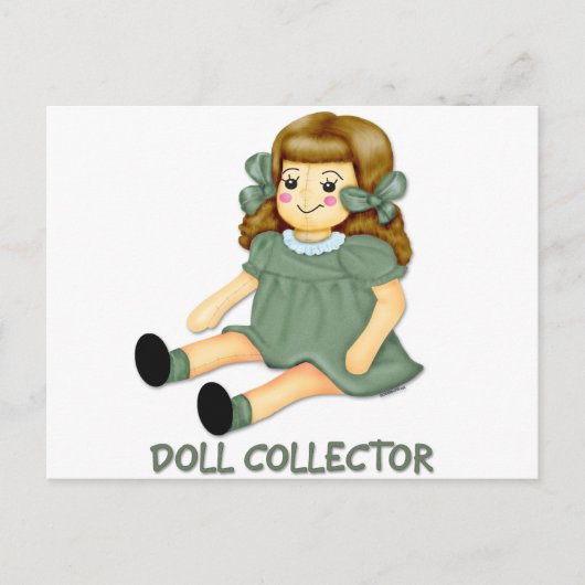 Green Doll Briefkaart (Voorkant)