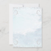 Green Dolphin Wedding Rehearsal Dinner Invitation Kaart (Achterkant)