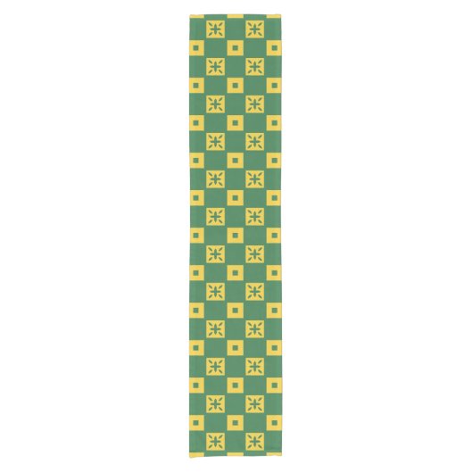 Green Domino Table Runner Korte Tafelloper (Voorkant)
