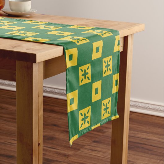 Green Domino Table Runner Korte Tafelloper (Voorbeeld)