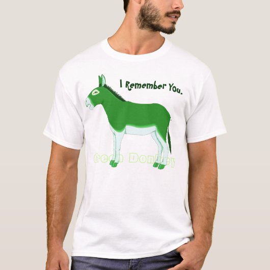 Green Donkey II. De geruchten blijven bestaan! T-shirt (Voorkant)