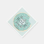 Green Donut Baby shower Dank u Servet (Hoek)