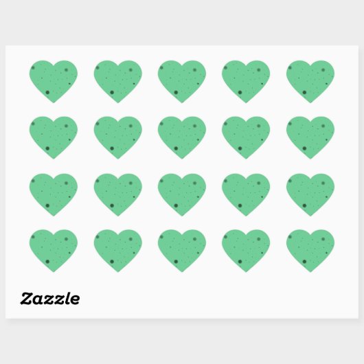 Green Dot Chaos Hart Sticker (Vel)