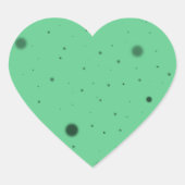 Green Dot Chaos Hart Sticker (Voorkant)