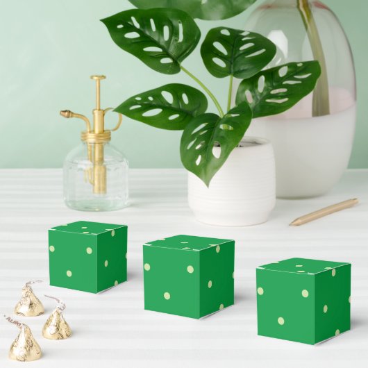 Green Dot Pattern BonBon Snoep Bedankdoosjes (Meervoudige)