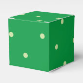 Green Dot Pattern BonBon Snoep Bedankdoosjes (Voorkant Zijde)