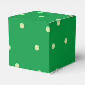 Green Dot Pattern BonBon Snoep Bedankdoosjes (Achterkant)