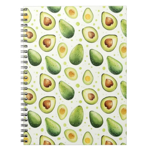 Green Dots Avocados   Notitieboek (Voorkant)