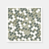 Green dots retro servet (Voorkant)