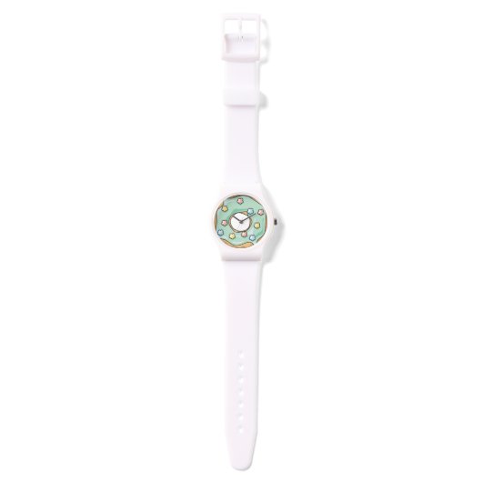 Green Doughnut Horloge (Bandje)