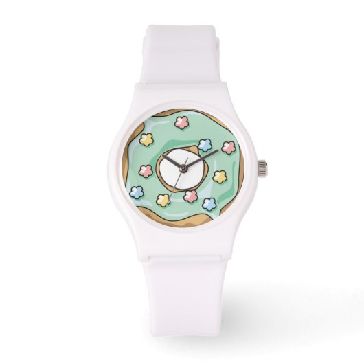 Green Doughnut Horloge (Voorkant)